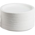 Omg 8.75 in. Coated Paper Dinnerware Plates - White OM2150294